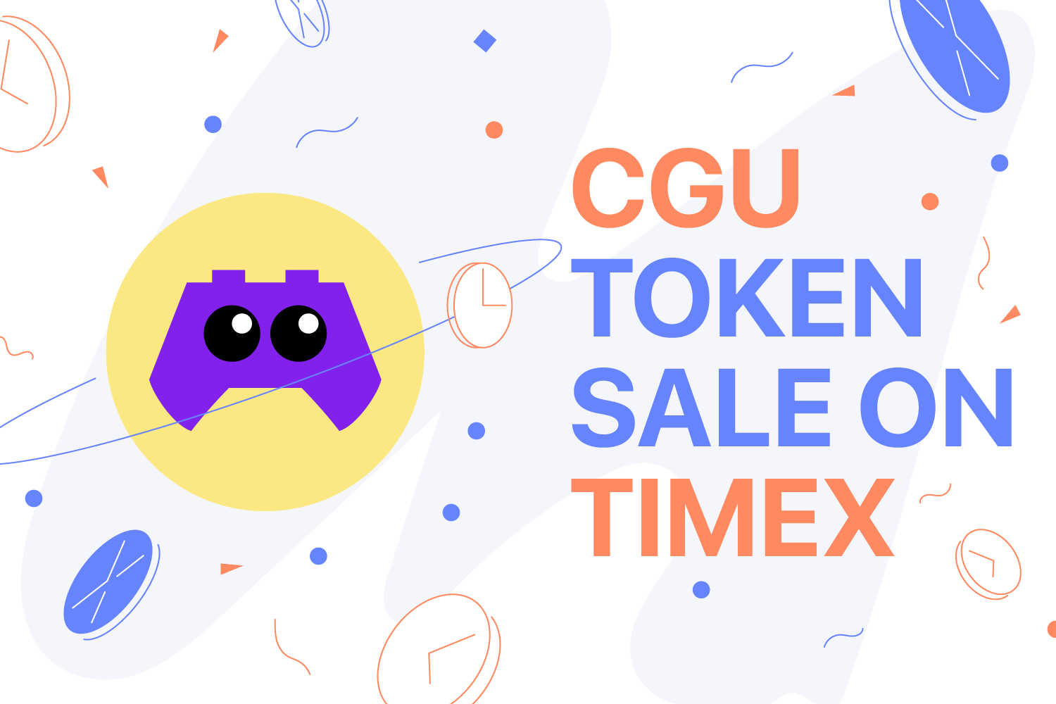 Announcing the CGU token sale on TimeX!