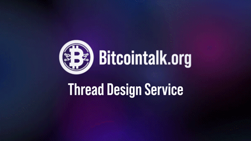 I will design Animated Bitcointalk Announcement Thread