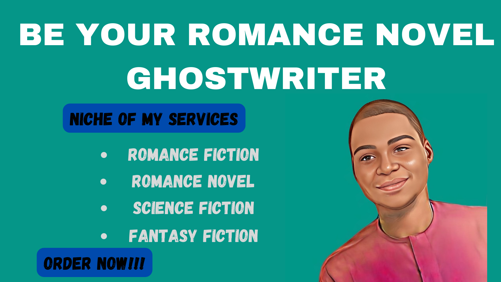 I will ghostwrite your romance novel