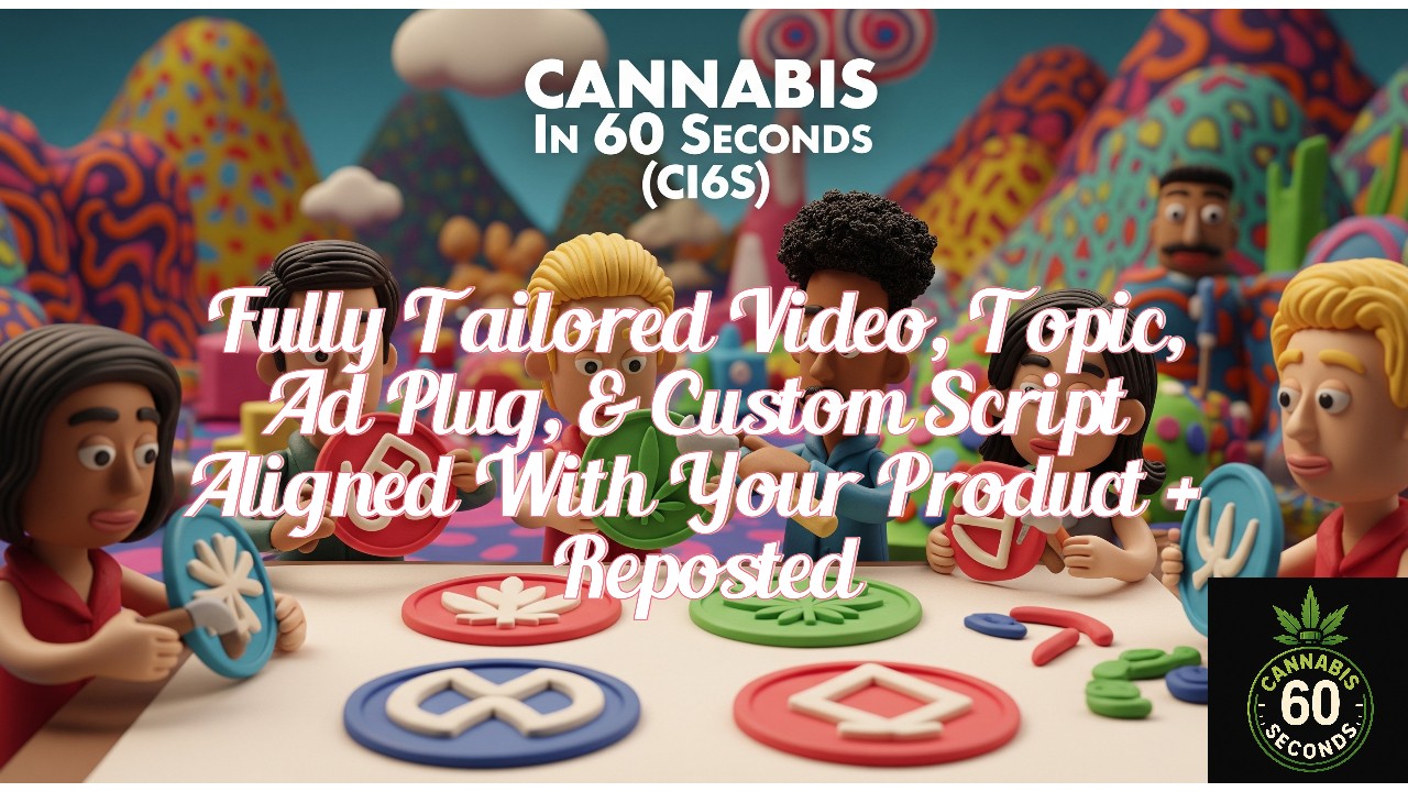Premium: Fully Tailored CI6S Video: Topic, Script, Ad Plug, and Repost Aligned with Your Brand