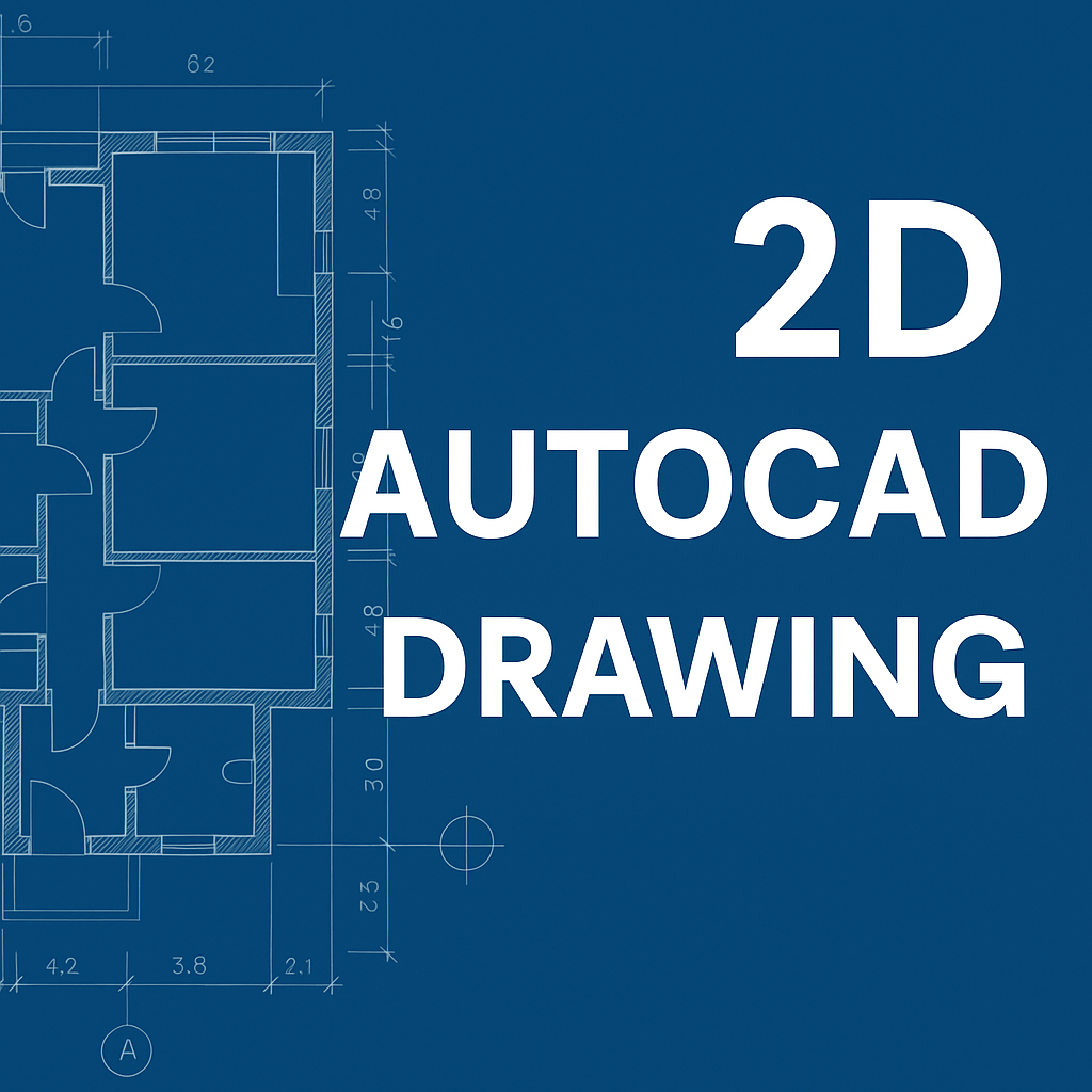 I will draw simple 2D AutoCAD drawings