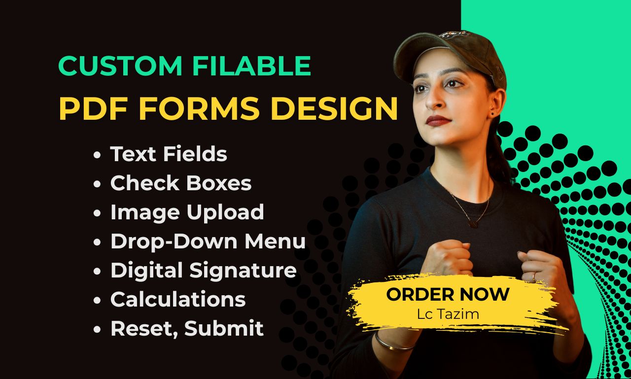 I Will Create Fillable PDF, Editable PDF, PDF design, and Convert Document