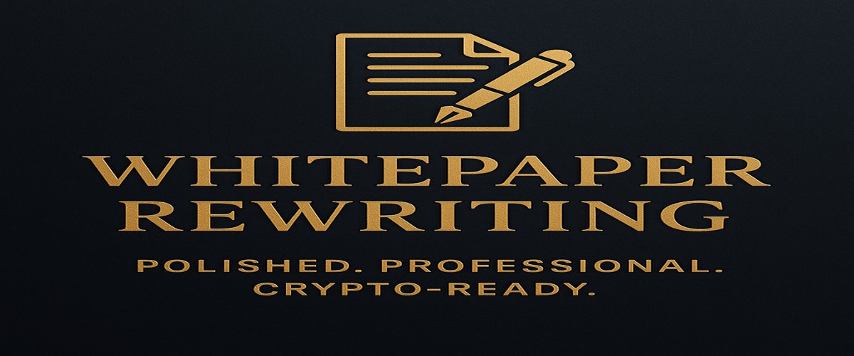 I will rewrite your crypto whitepaper in fluent, professional English