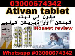 Ativan 2Mg Tablet In Peshawar=03000-674342 Available