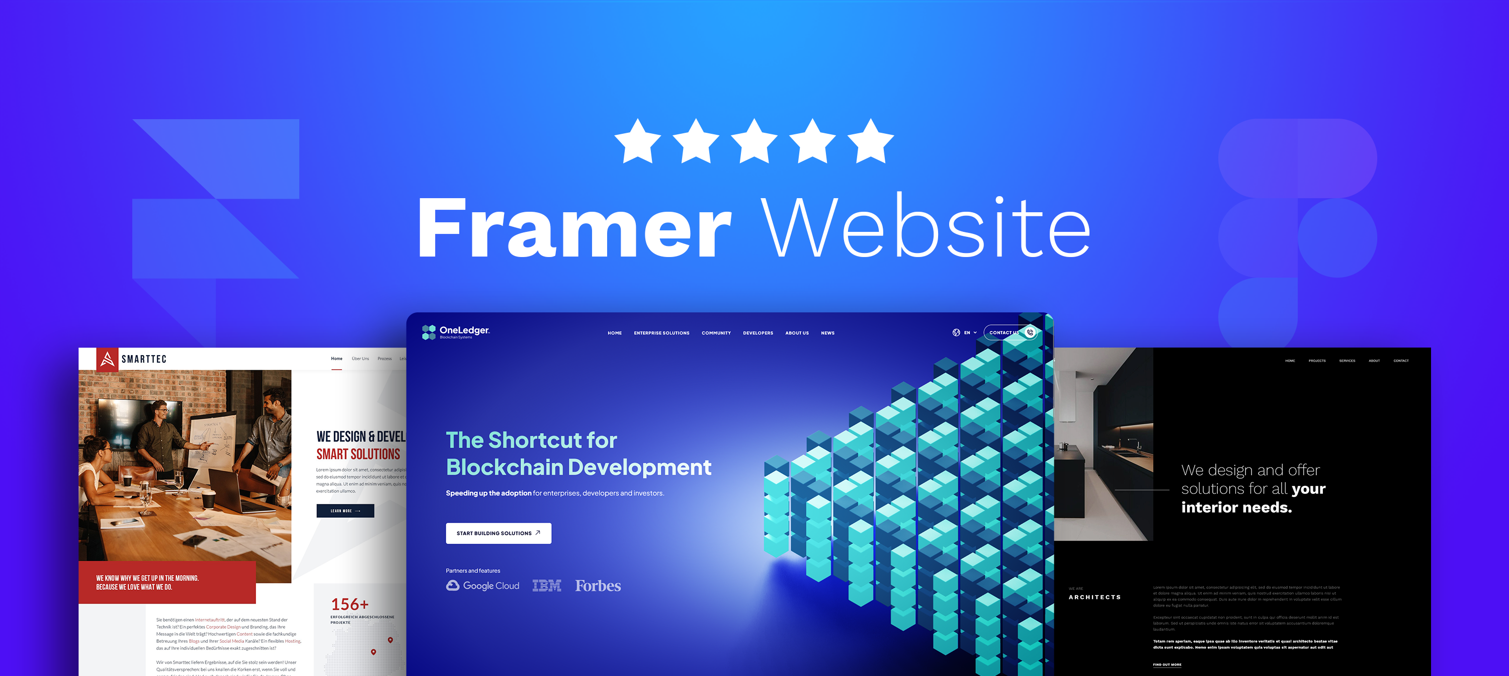 Framer website design and development