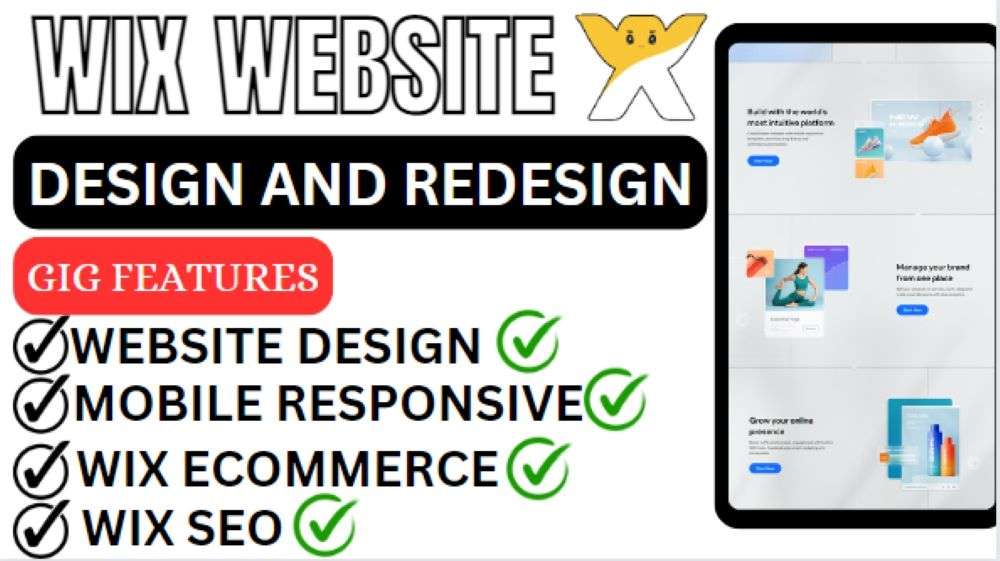 I will design and redesign professional wix website for your business