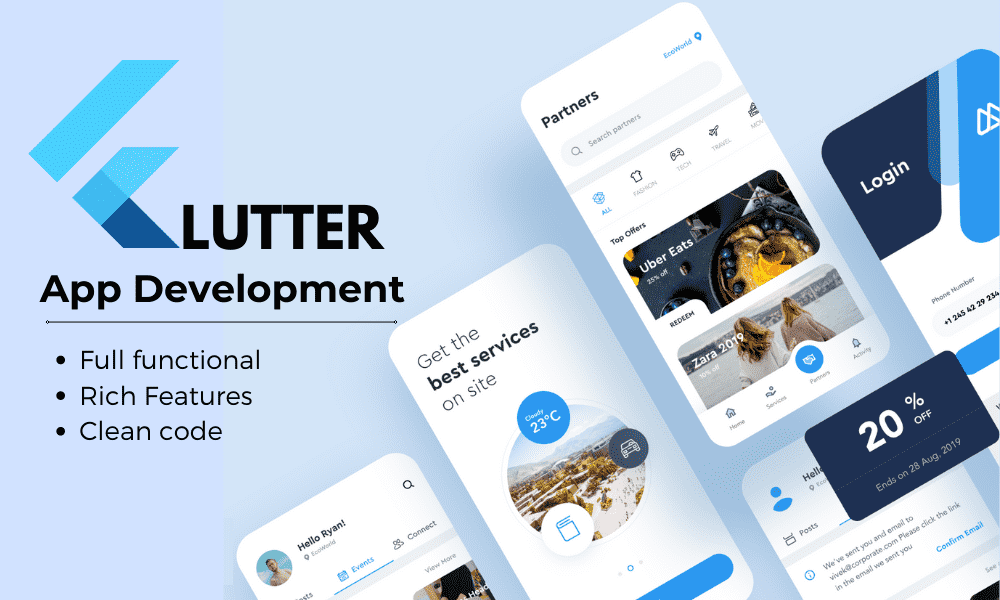 I will build best android and ios mobile app with flutter