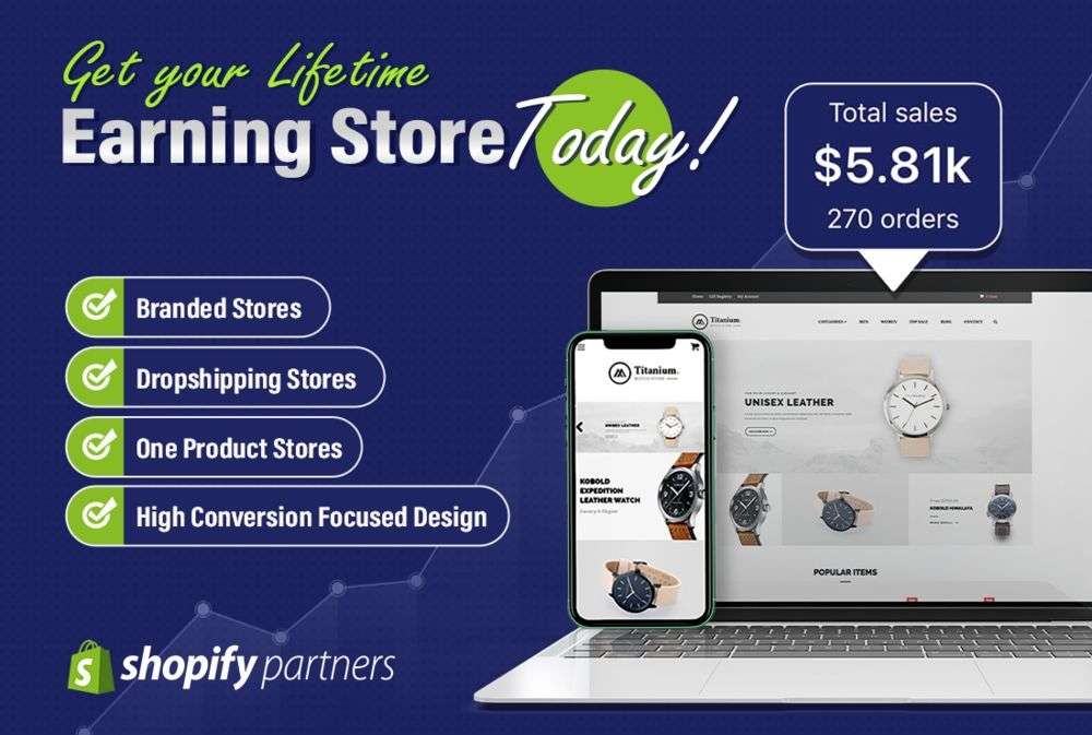 I will setup and design your Shopify Store and Dropshipping Website store design, shopify email marketing