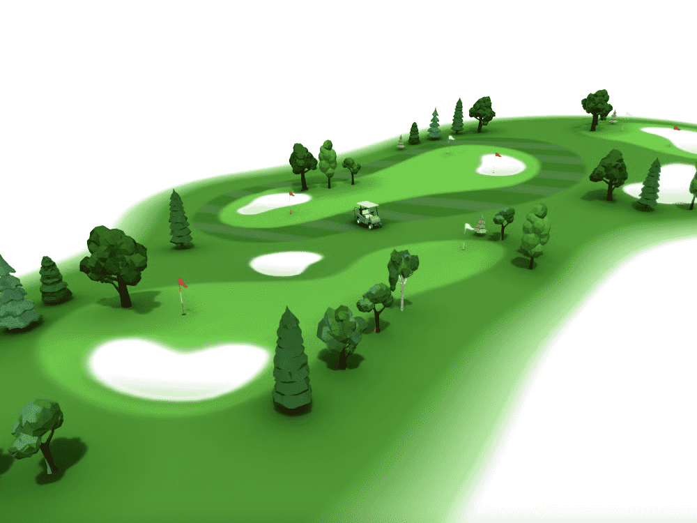Interactive Golf Course 3D map image 1