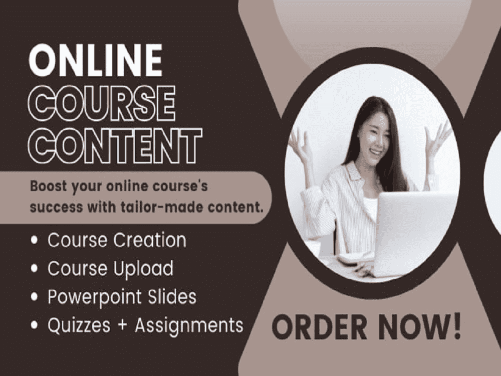 create online course content kajabi, teachable, thhinkific online course website