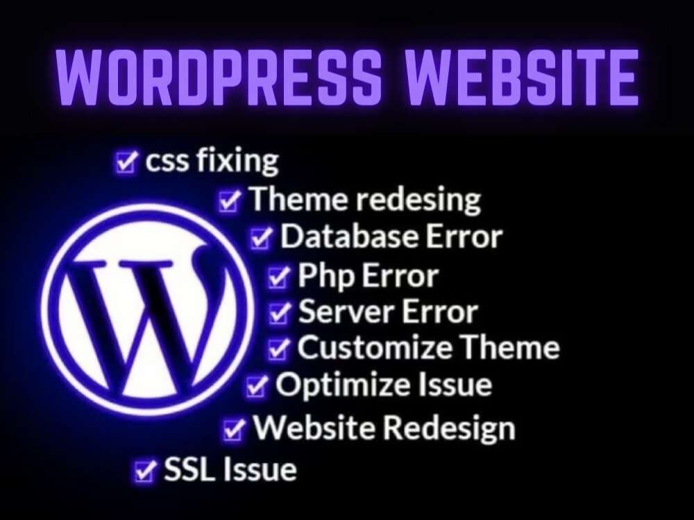 I will create wordpress website design and development