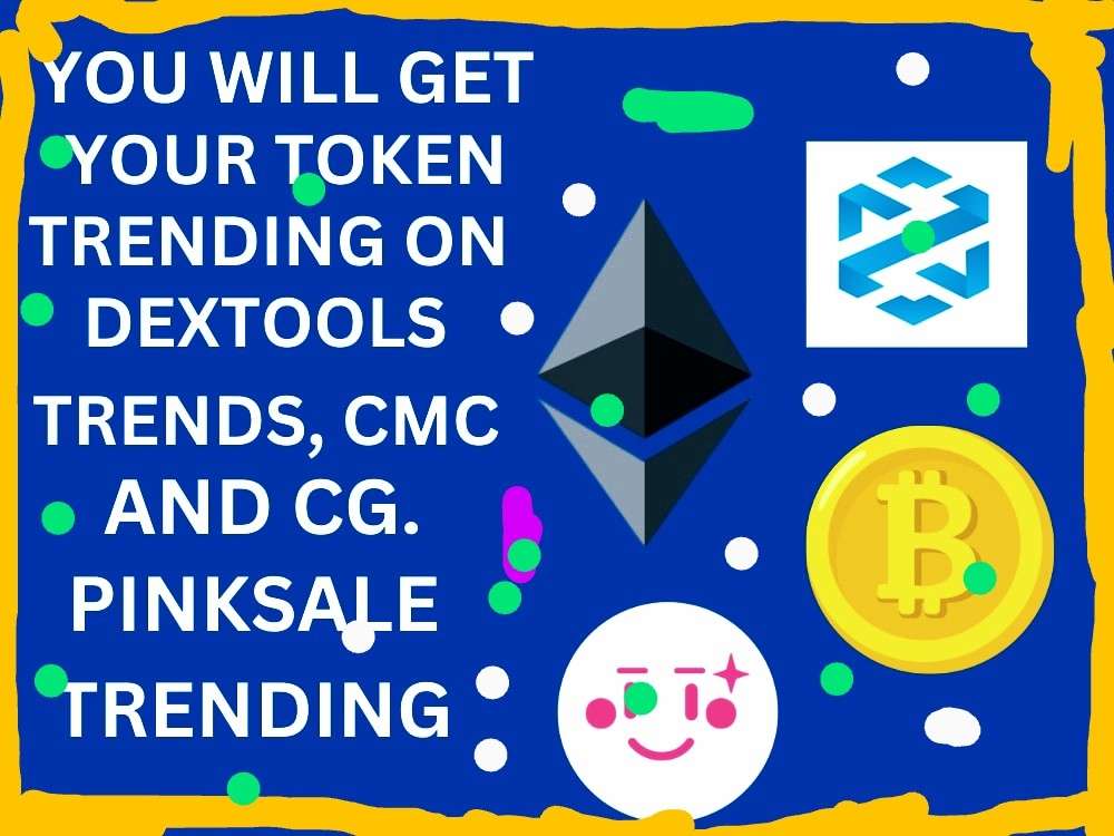 "PinkSale & Dextools Trending Service : Elevate Your Token's Visibility and Success!" 🐋🔥🚀