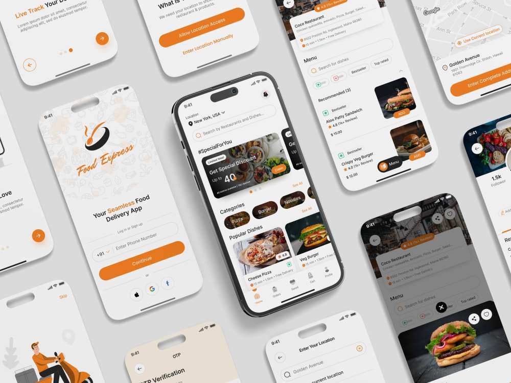 I will do the complete UI UX design of your web and mobile app