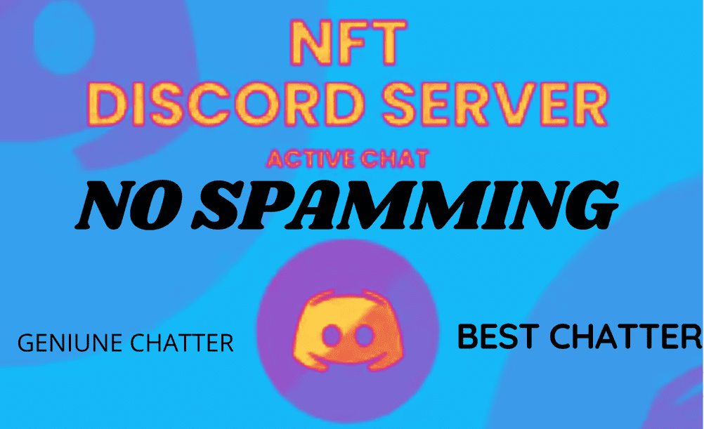 chat in an nft server of your choice to help you level up