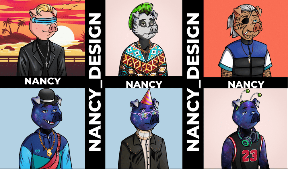 I will design unique 2d nft art, collection and character