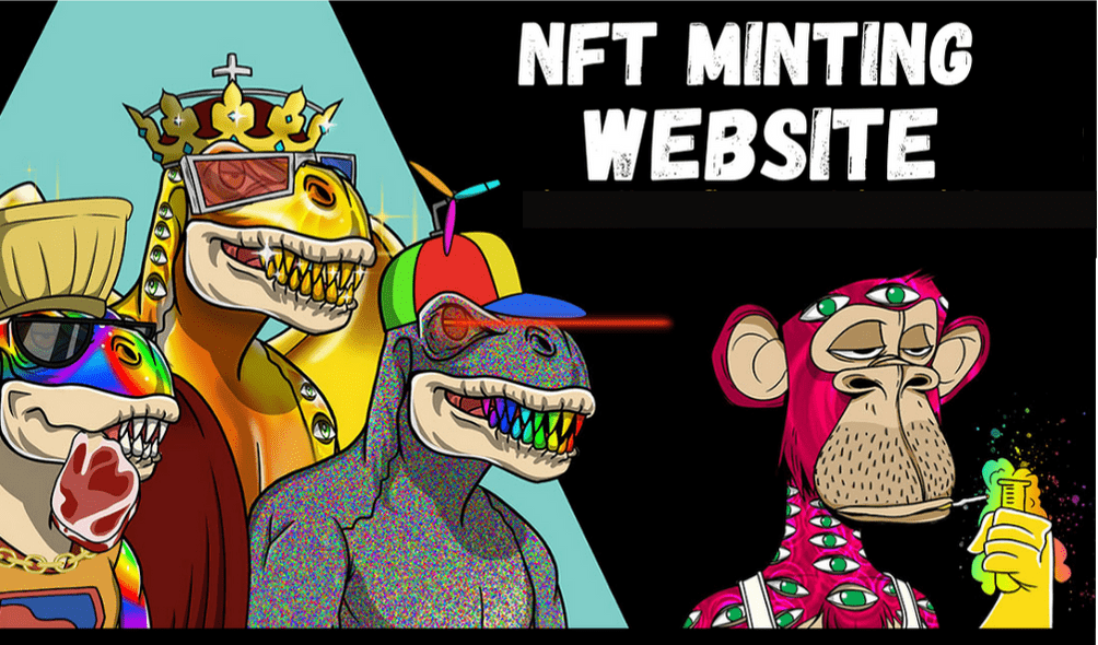 nft minting website + smart contract + wallet connection
