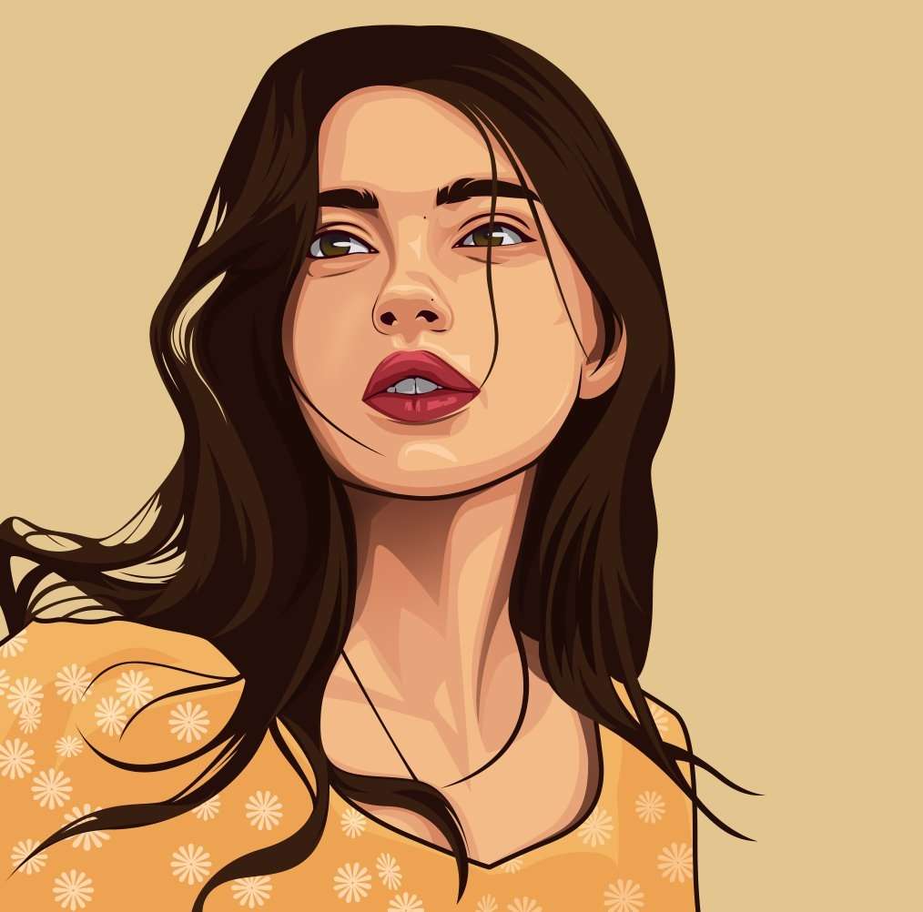 I will do vector art portrait for you image 3