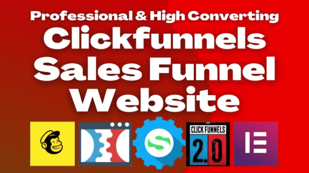 i will design clickfunnels sales funnel, clickfunnels landing page clickfunnels 2 0