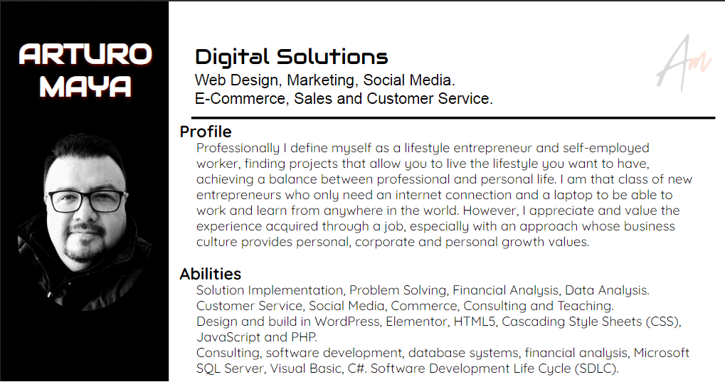 I can build web pages and web sites with WordPress and Elementor, low code with HTML5, CSS & JS if needed.