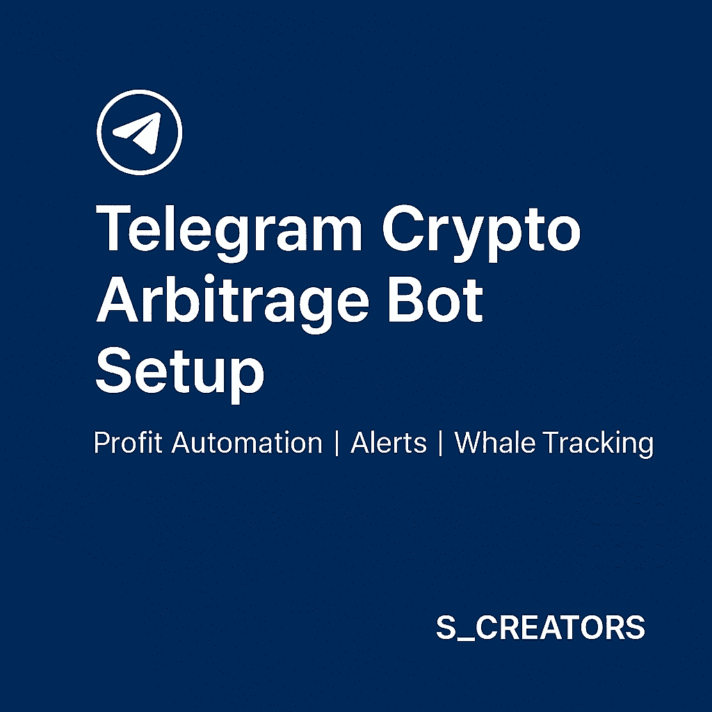 Crypto Arbitrage Alerts & Telegram Bot Setup (No-Code + Free Tools)