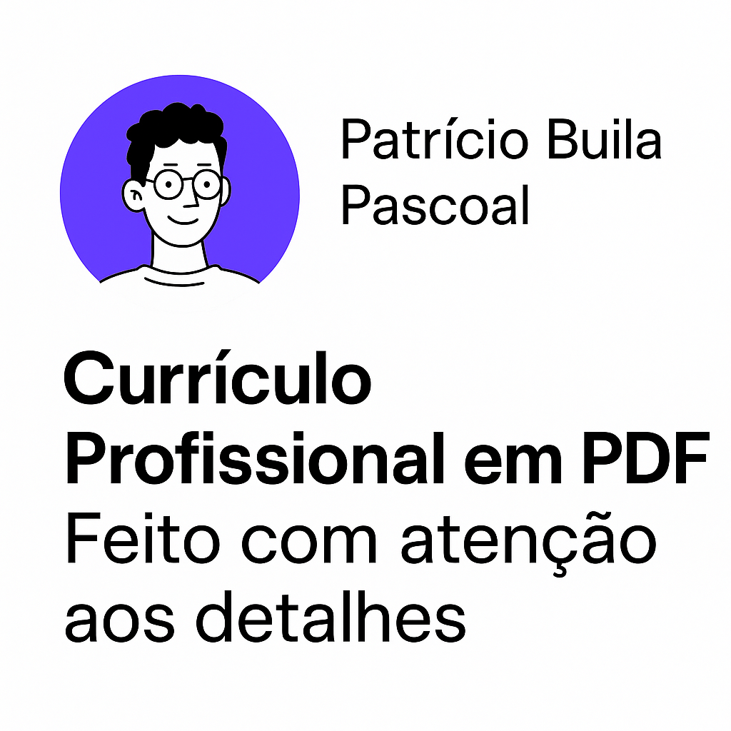 Currículo profissional em PDF