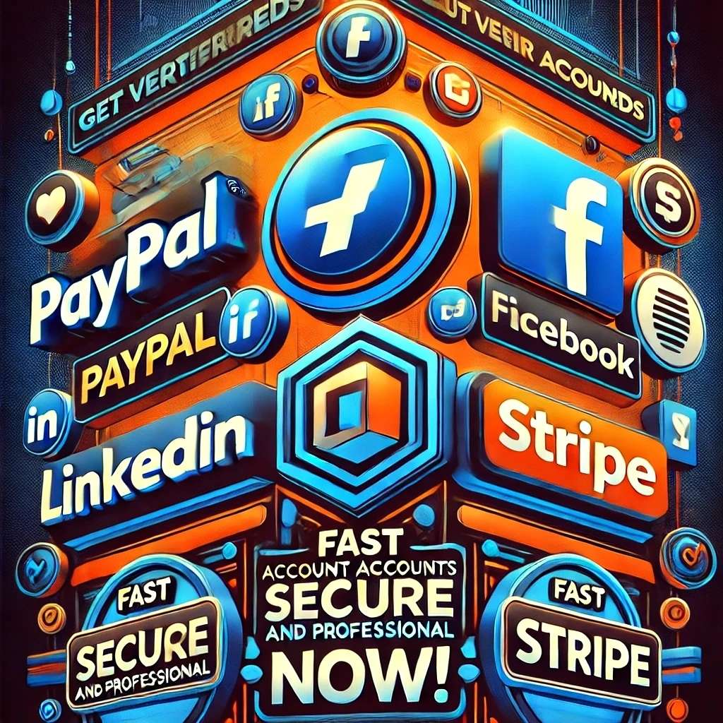 I Will Create and Verify Your PayPal, Facebook, LinkedIn, Stripe Accounts & More