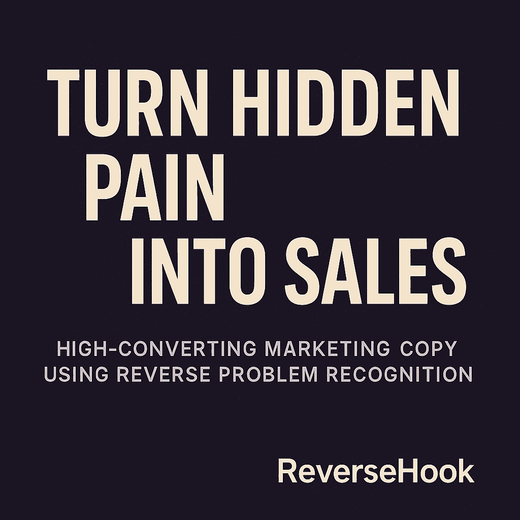 I will write high-converting marketing copy using reverse problem recognition strategy