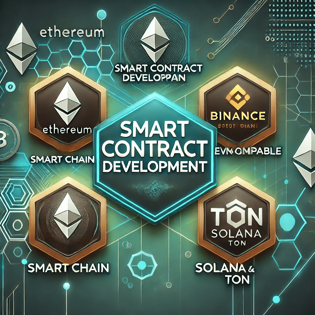 I will Develop Secure and Efficient Smart Contracts for EVM-Compatible Blockchains