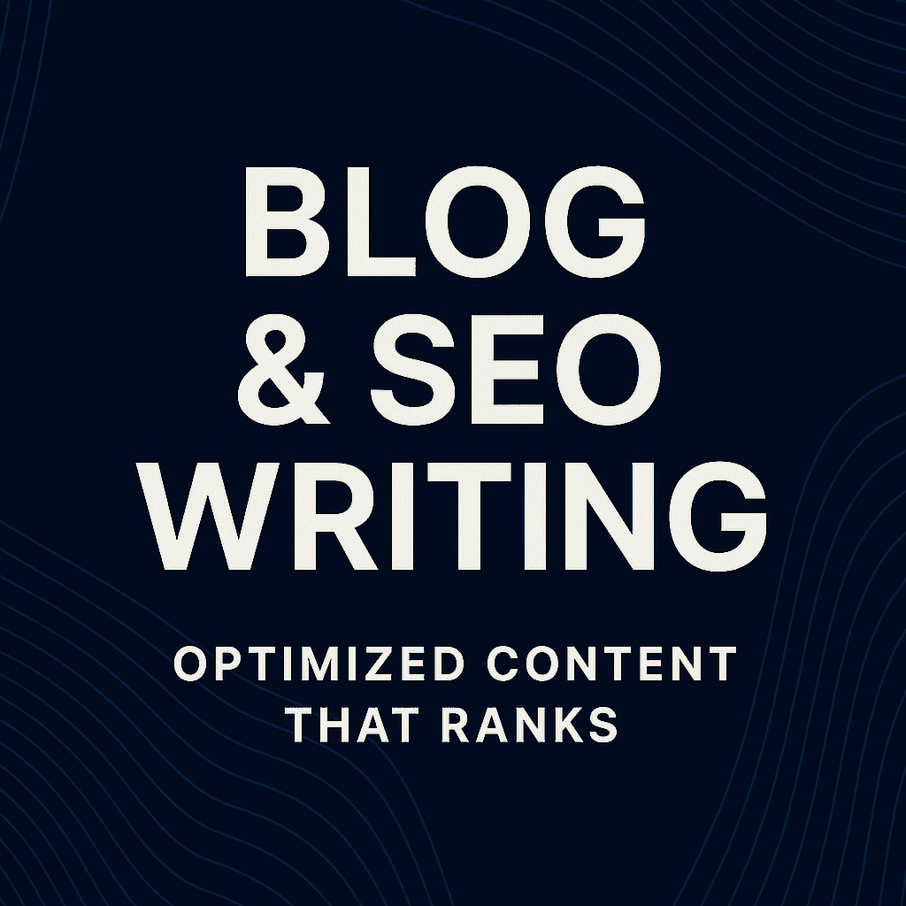 I will write SEO-optimized blog posts or articles that engage and rank