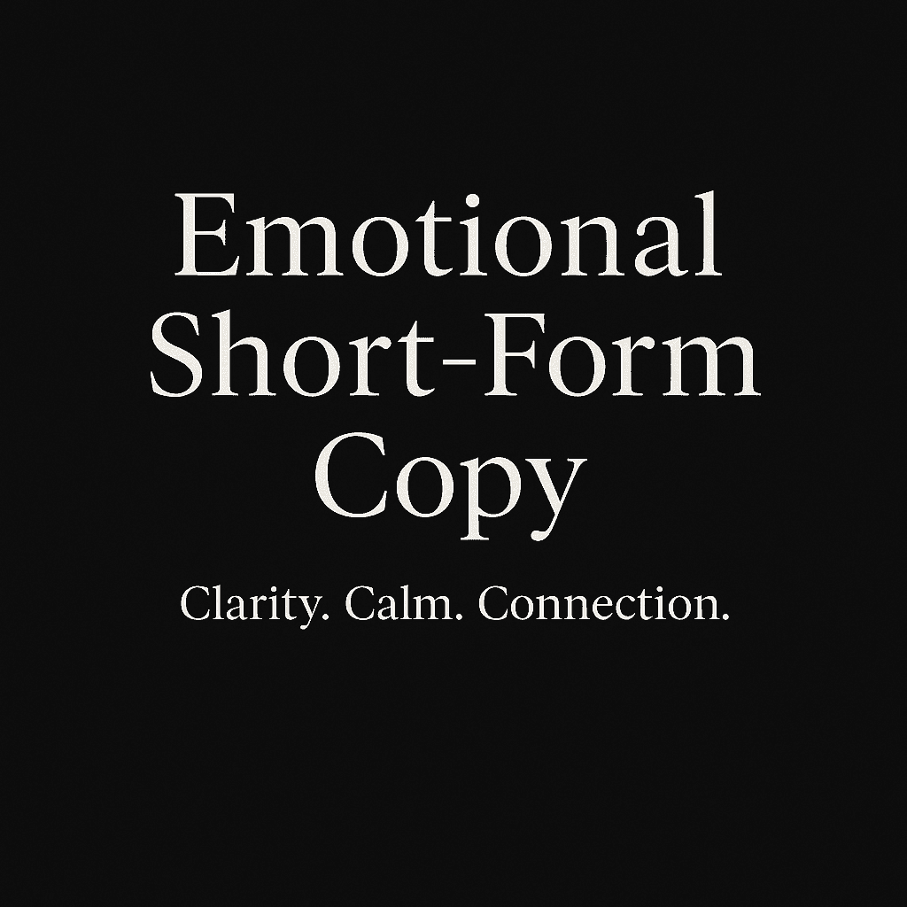 I will write emotional short-form copy for your app, website, or crypto brand