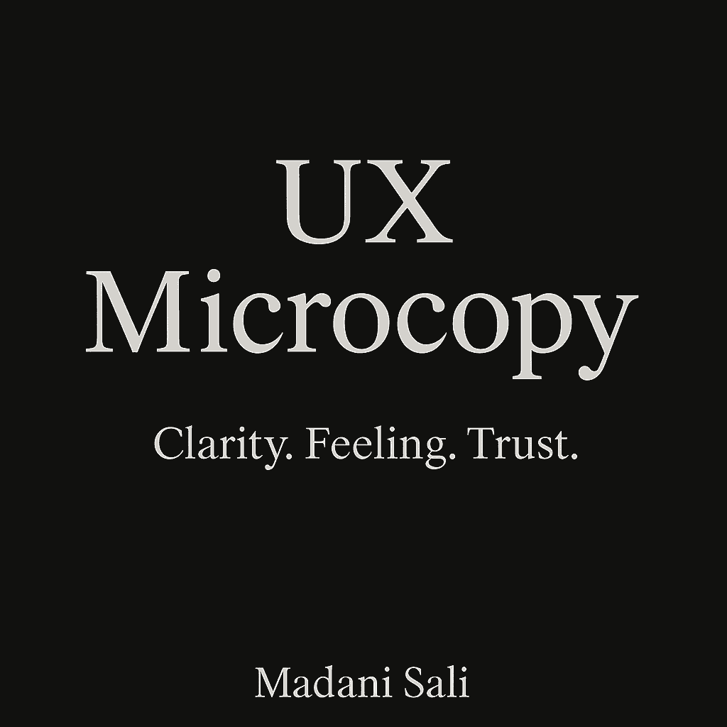 I will write clean, emotional UX microcopy for your app or website