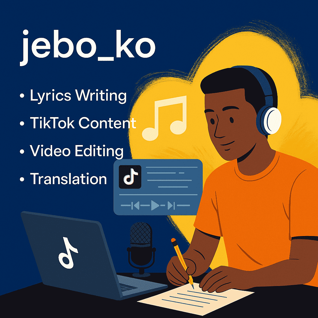 I will write original and powerful song lyrics in English