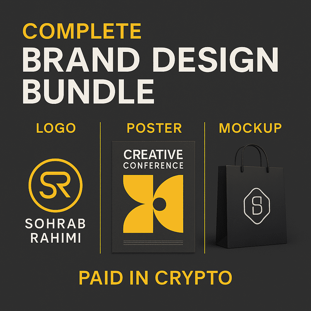 Design Logo + Brand Visuals (Fast, Clean, Powerful)