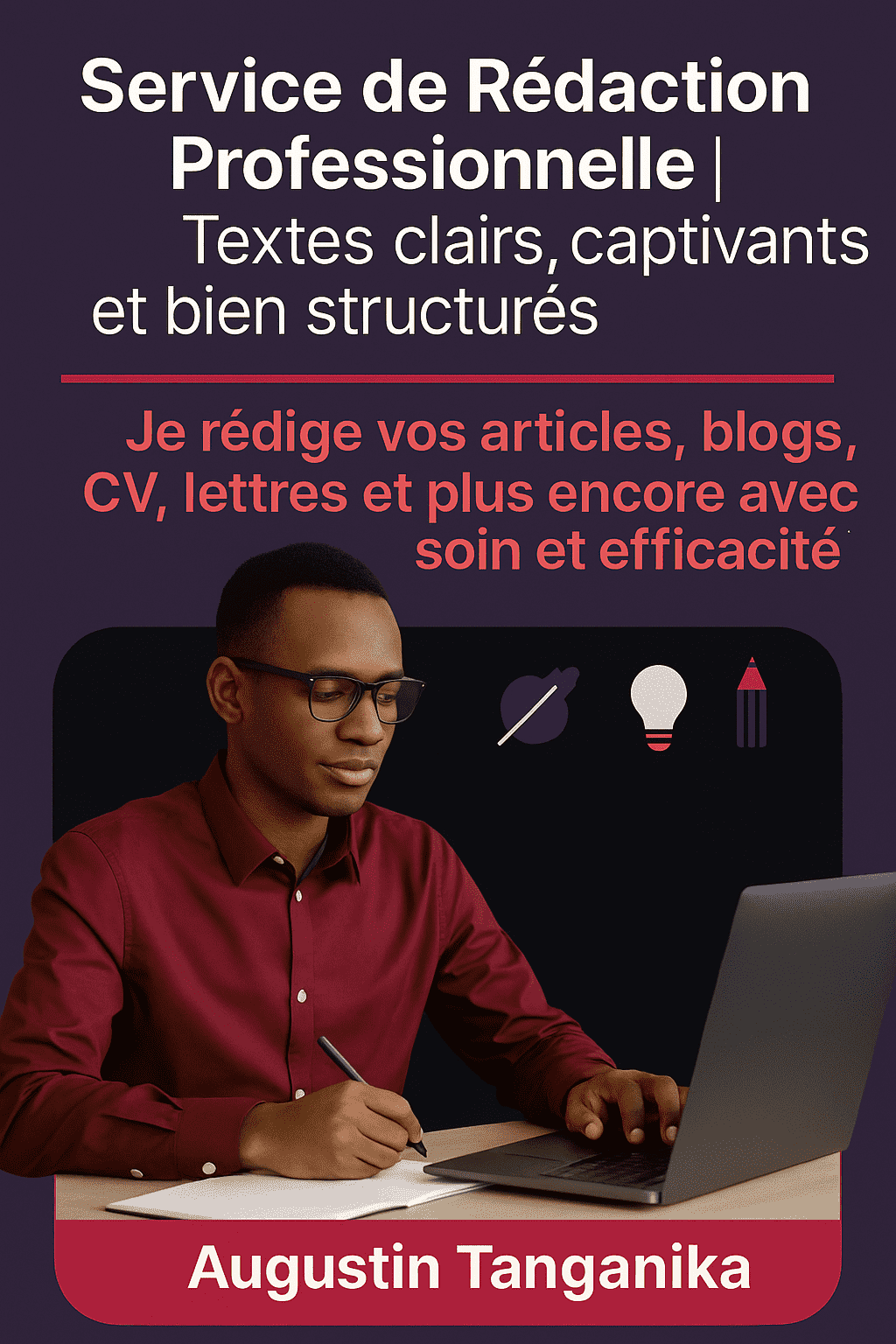 Je vais rédiger des contenus professionnels, captivants et optimisés pour le web
