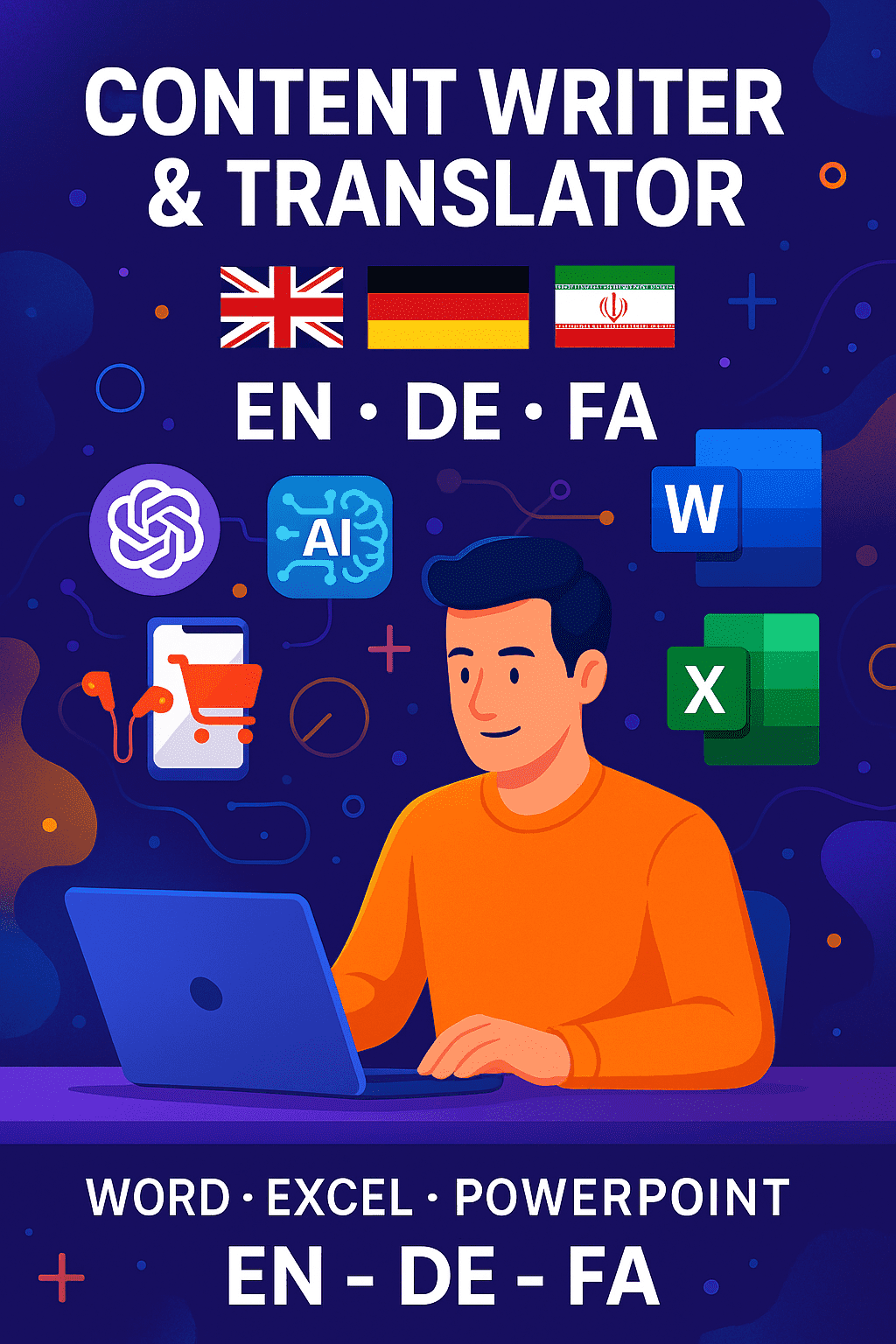 Multilingual Content Writer & Translator | Word, Excel, PPT Expert