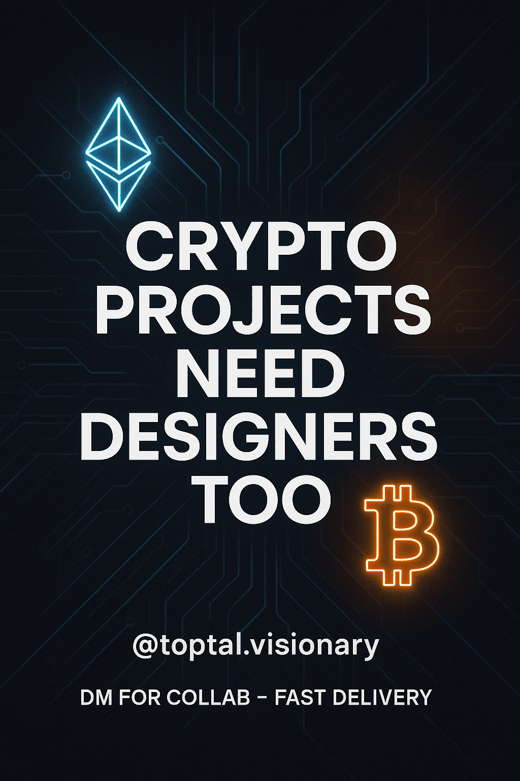 🚀 Web3 Poster & Branding for Crypto Startups – Fast Turnaround | Pay in USDT/ETH