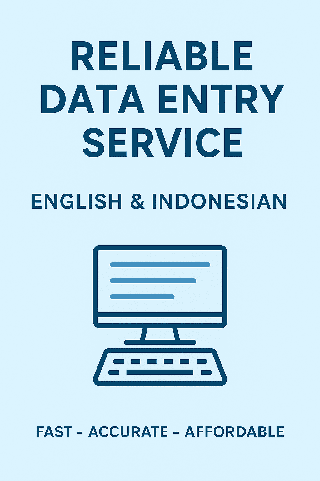 Fast & Accurate Data Entry (EN/ID)