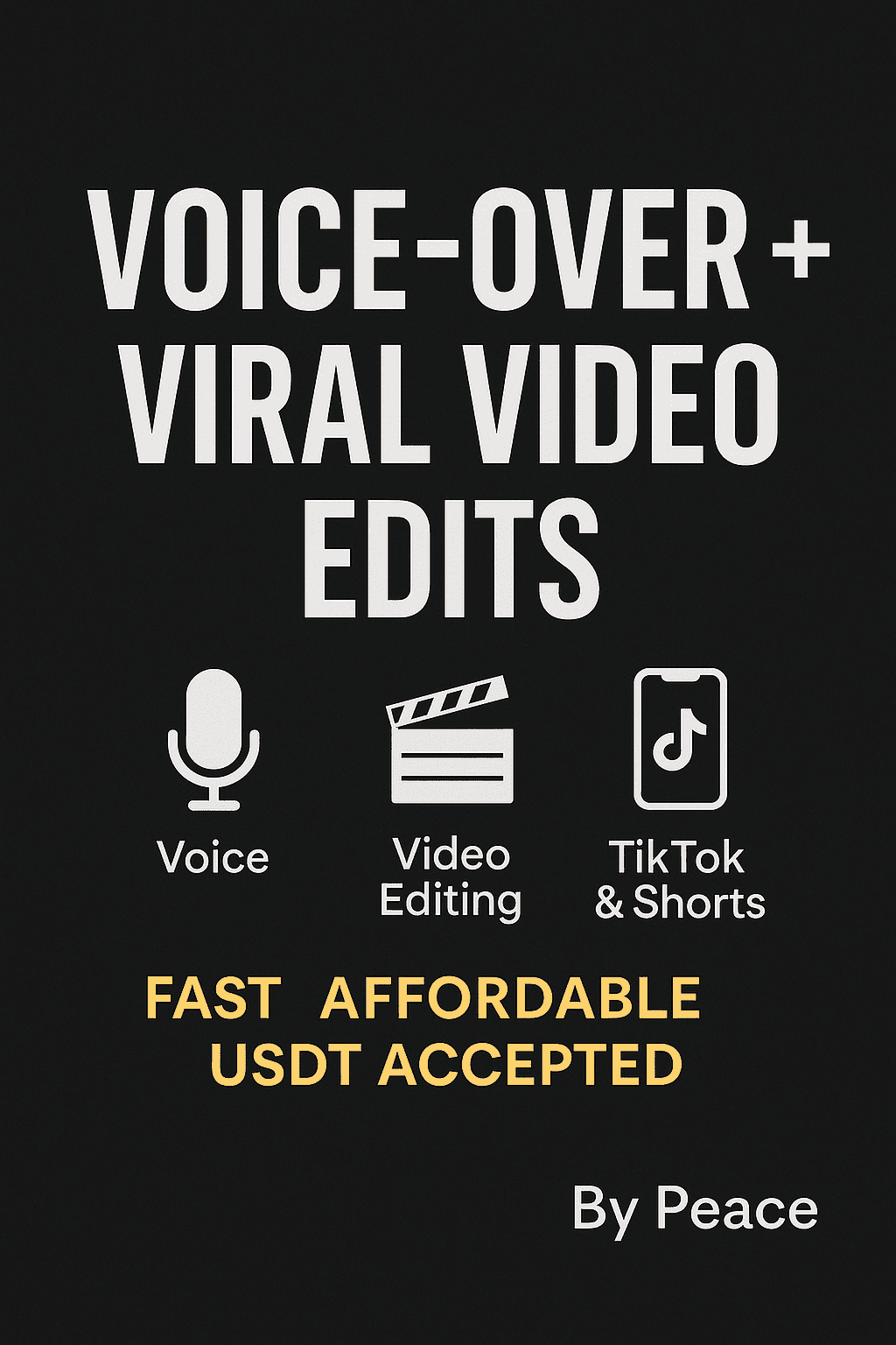 I will deliver powerful voice-over and short video edits for your TikTok, YouTube Shorts, or Reels