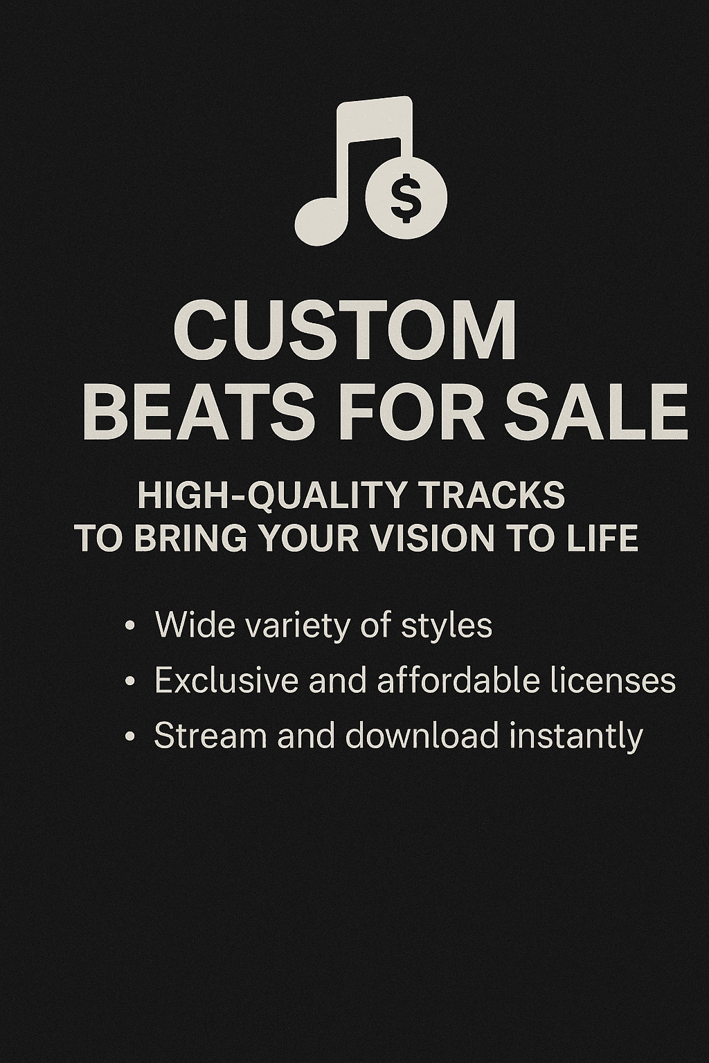 Exclusive Beats for Sale – Create Your Signature Sound