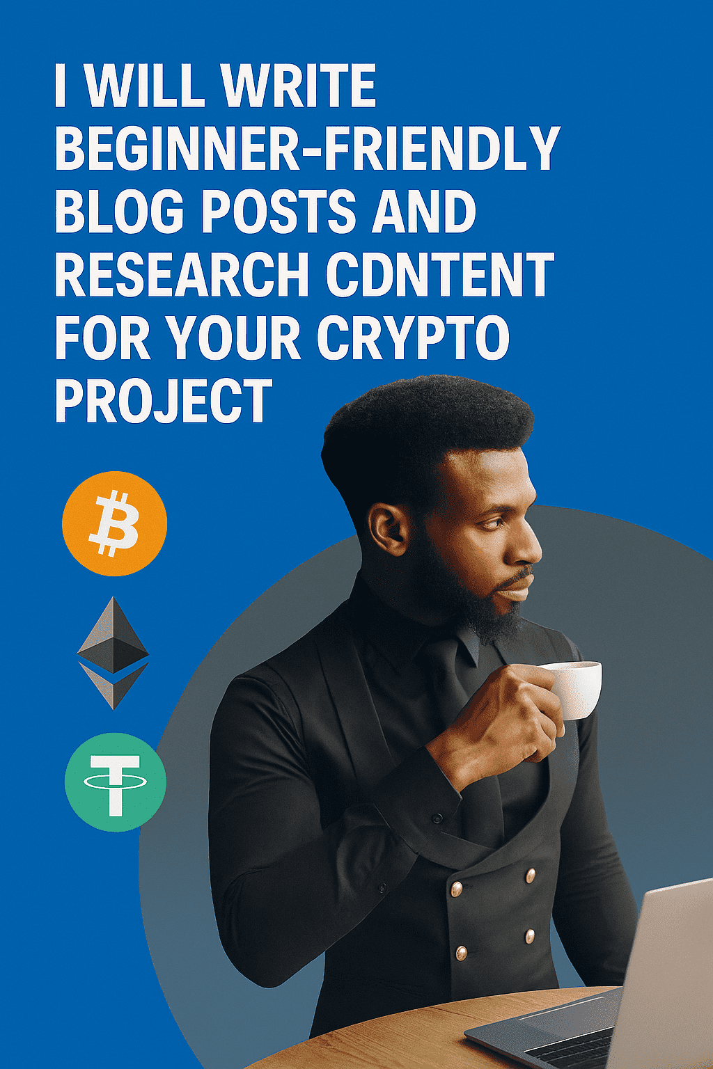 I will write beginner-friendly blog posts and research content for your crypto project