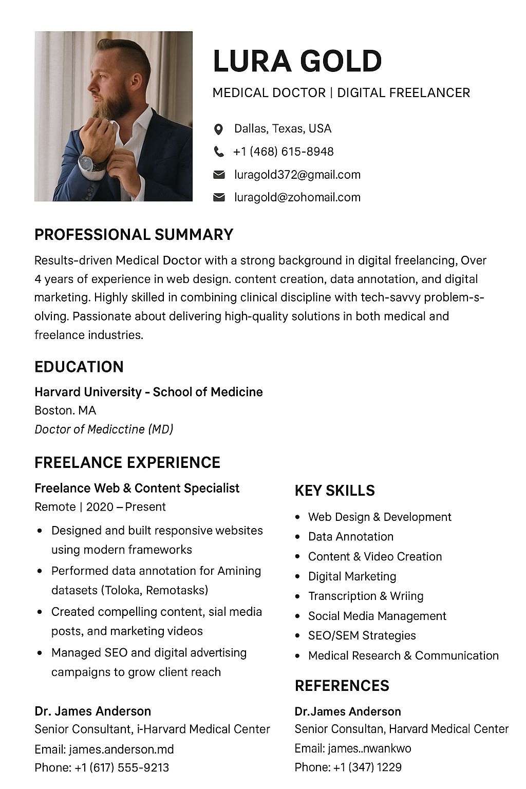 I will provide transcription and translation services, data annotations, web designing and creating, video editing,