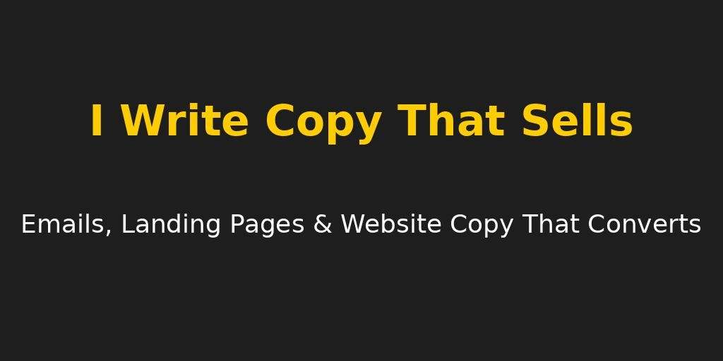 I will write high-converting copy that sells your product or service