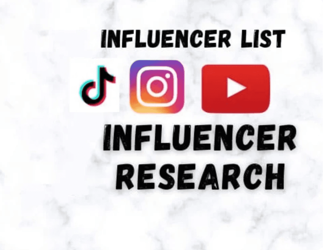 I will provide Best Instagram and TikTok Influncers according to your niche