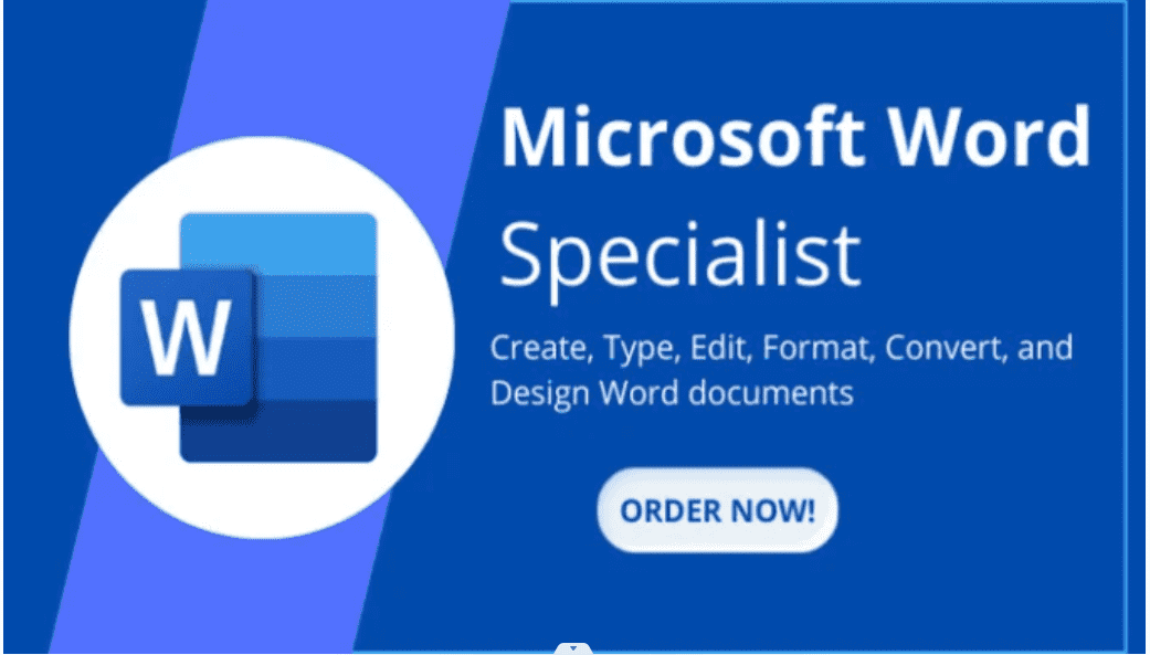 I will help in  MS Word Typing, Editing ,Formatting, and PDF Conversion