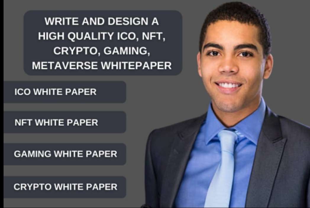 I will write and design a professional white paper