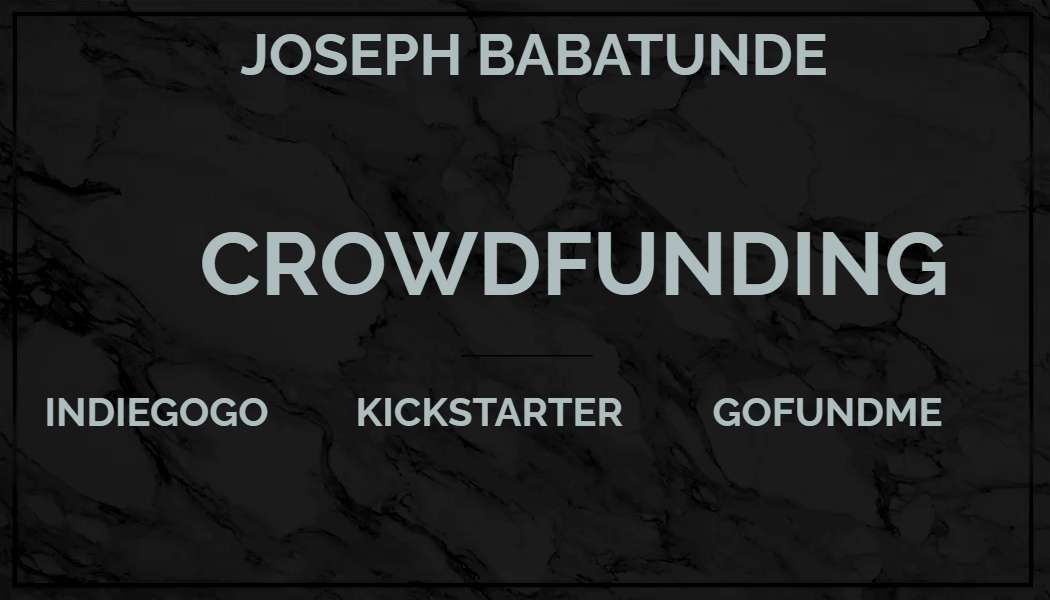 I will create campaign video indiegogo, Kickstarter, GoFundMe and other platform of crowdfunding