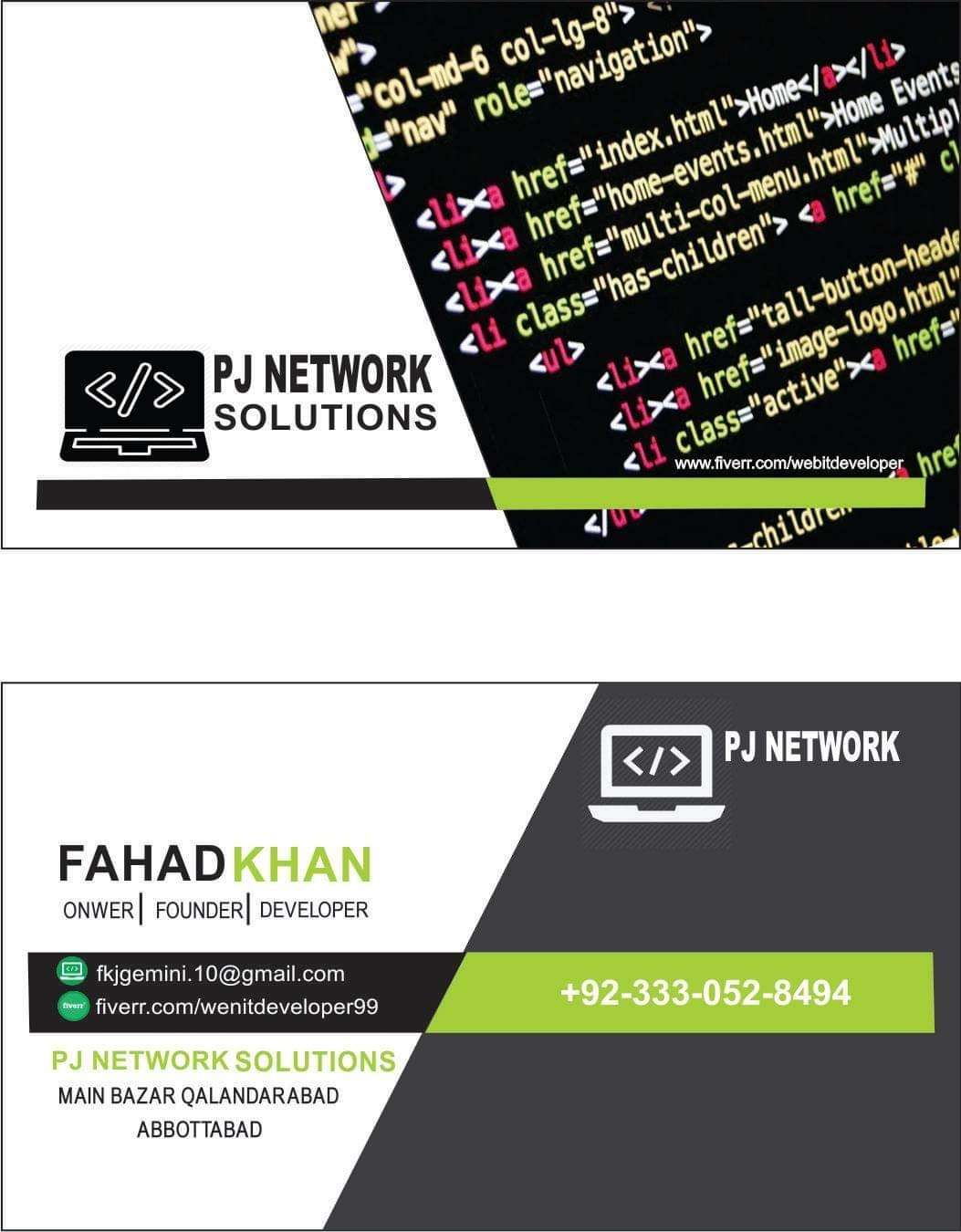 I Will Do Professional Business Card and Logo Design. image 1