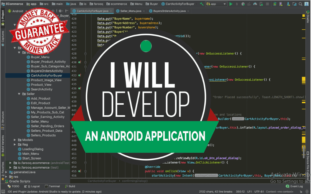 develop mobile  app, IOS App, Android App with quality design