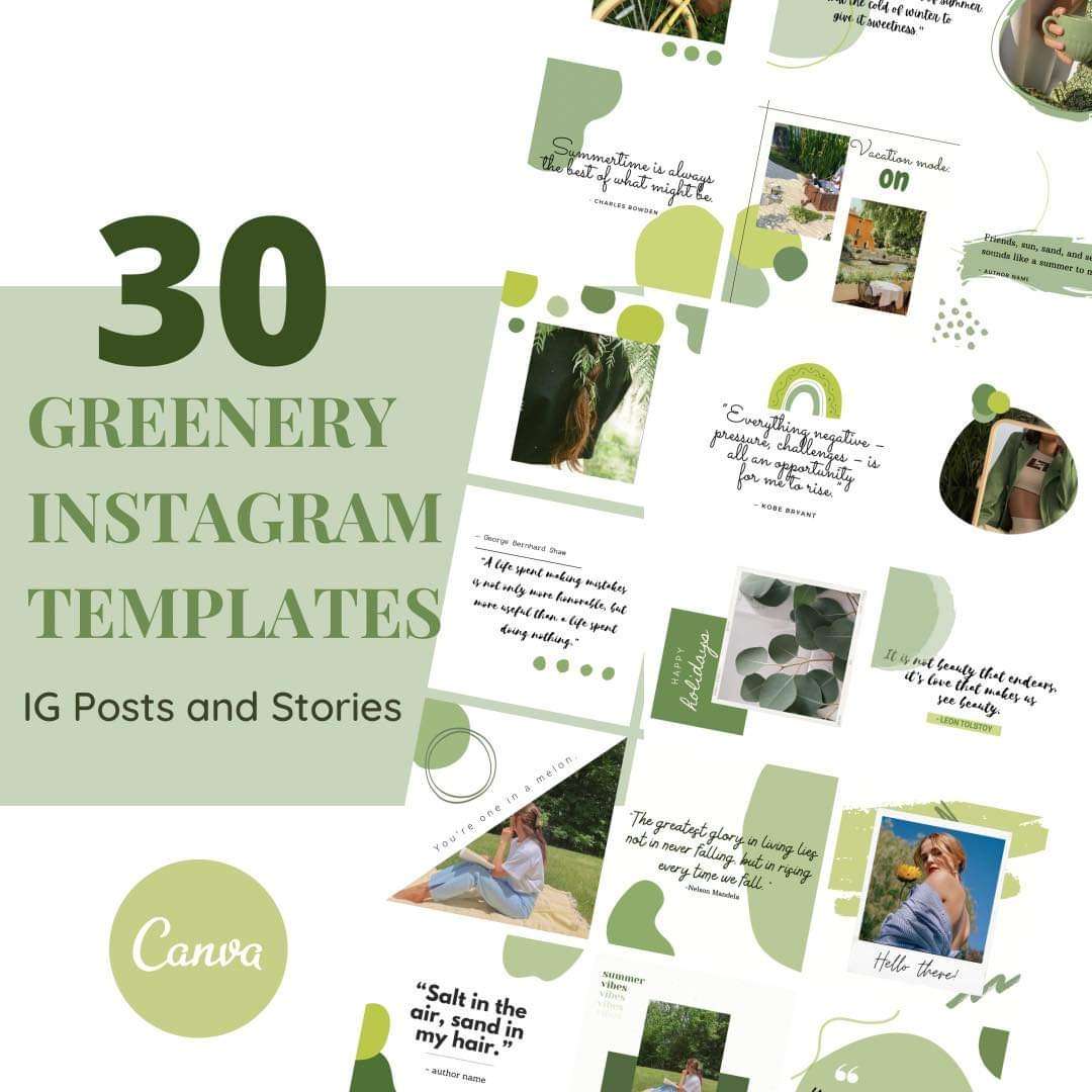 Instagram template - Logo design