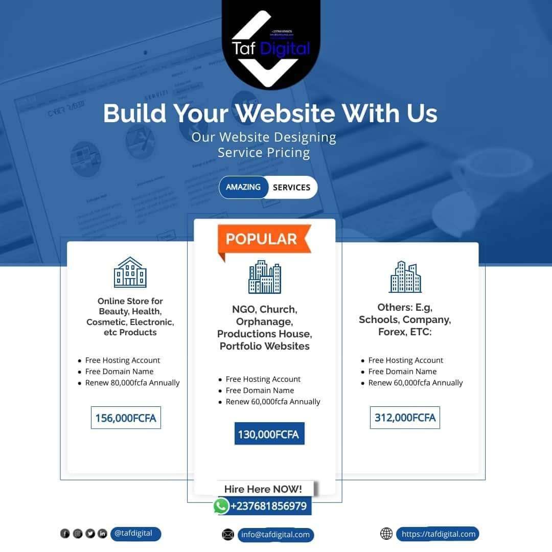 Build Your Professional Website with Us.